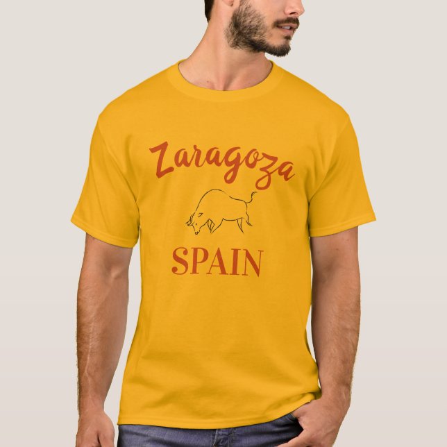 Zaragoza Spain, bull T-Shirt (Front)