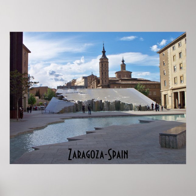 Zaragoza-Spain Poster (Front)
