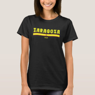Zaragoza Spain   Spanish Flag Espana Tourist Souve T-Shirt