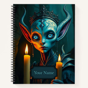Zarathos the Flame-Ritualist - Dark Fantasy  Notebook