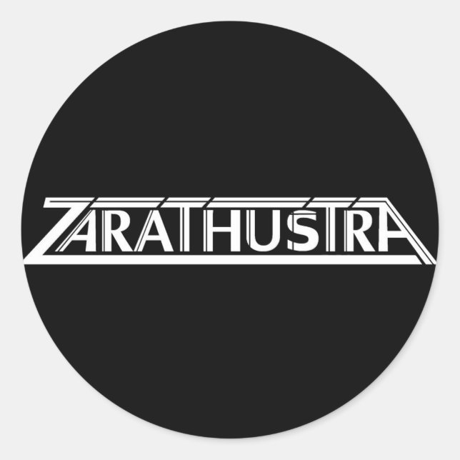 Zarathustra Small Logo Sticker (Front)