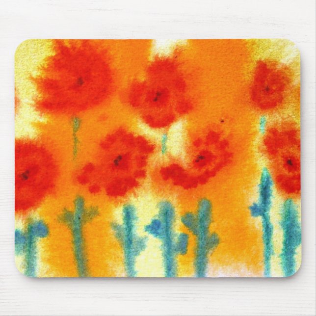 zarathustras flowers...art by Jutta Gabriel... Mouse Mat (Front)