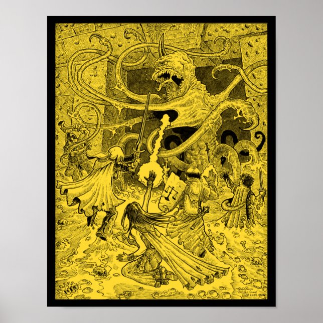 Zargon 11x14 sepia poster (Front)