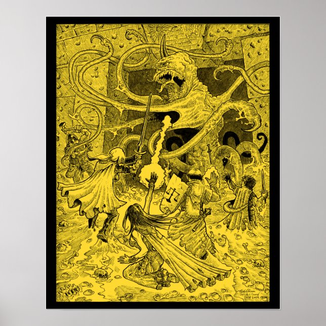 Zargon 16 x 20" sepia poster (Front)