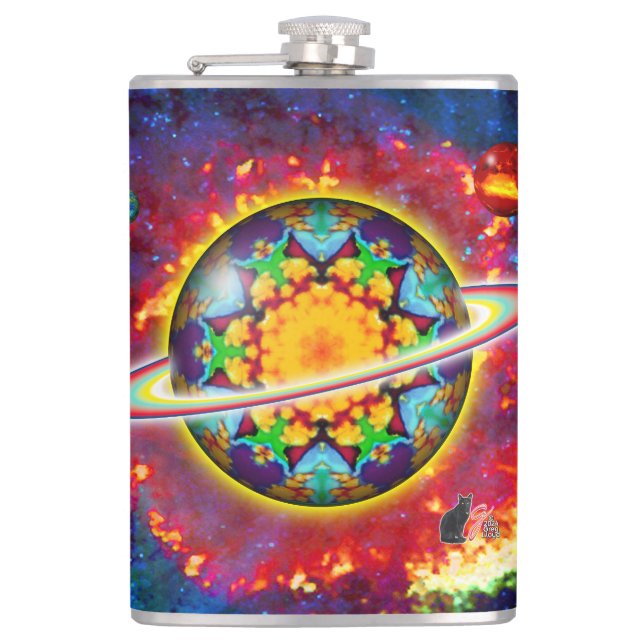 Zargon Orbz Hip Flask (Front)