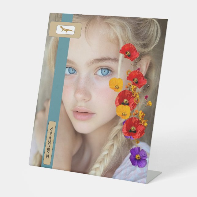 ZARZOMIA PEDESTAL SIGN (Front)