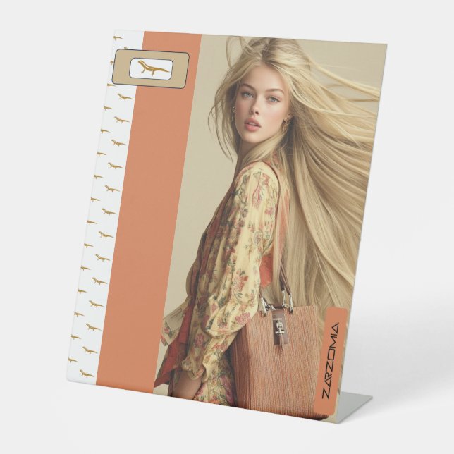 ZARZOMIA PEDESTAL SIGN (Front)