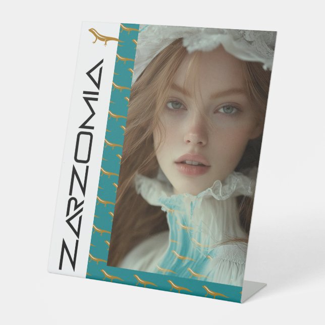 ZARZOMIA PEDESTAL SIGN (Front)