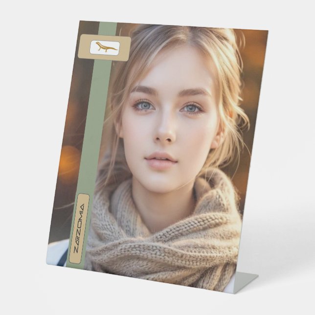 ZARZOMIA PEDESTAL SIGN (Front)