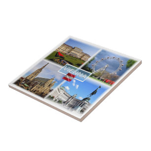 zAT003 VIENNA Schloss Schonbrunn Prater Funfair, Tile