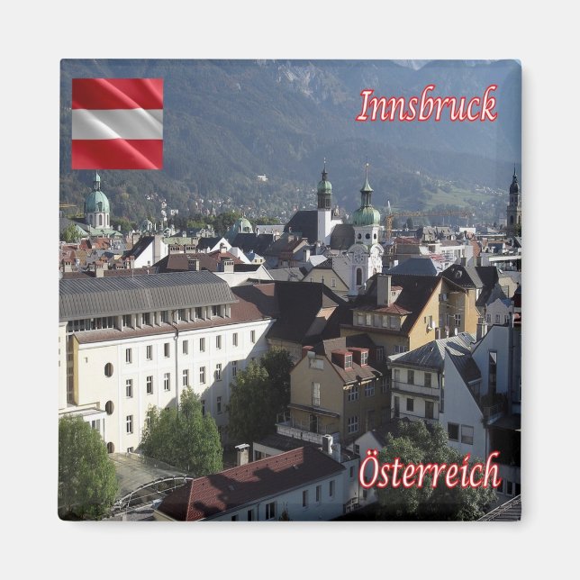 zAT018 INNSBRUCK Austria - Fridge Magnet (Front)