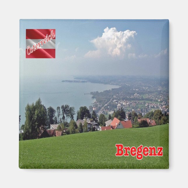 zAT021, BREGENZ Austria, Fridge Magnet (Front)