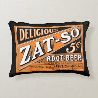 Zat-So 5¢ Root Beer Decorative Cushion