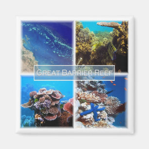 zAU011 THE GREAT BARRIER REEF, Australia, Fridge Magnet
