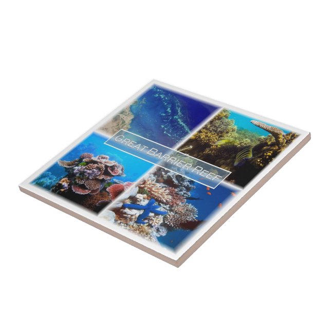 zAU011 THE GREAT BARRIER REEF, Australia, Tile (Side)