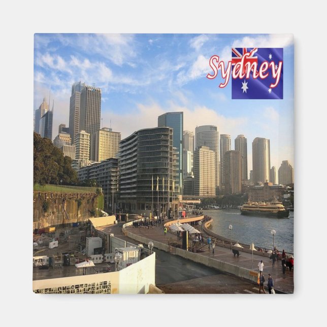 zAU023 SYDNEY, Australia, Oceania, Fridge Magnet (Front)