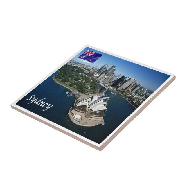 zAU026 SYDNEY Australia, Opera House, Tile (Side)