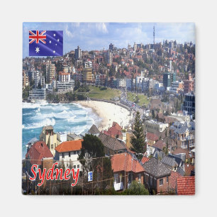 zAU030 SYDNEY, Australia, Panorama,Oceania, Fridge Magnet