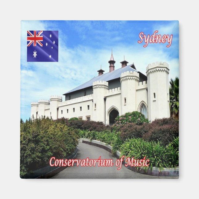 zAU037 SYDNEY, Conservatorium of Music, Fridge Magnet (Front)