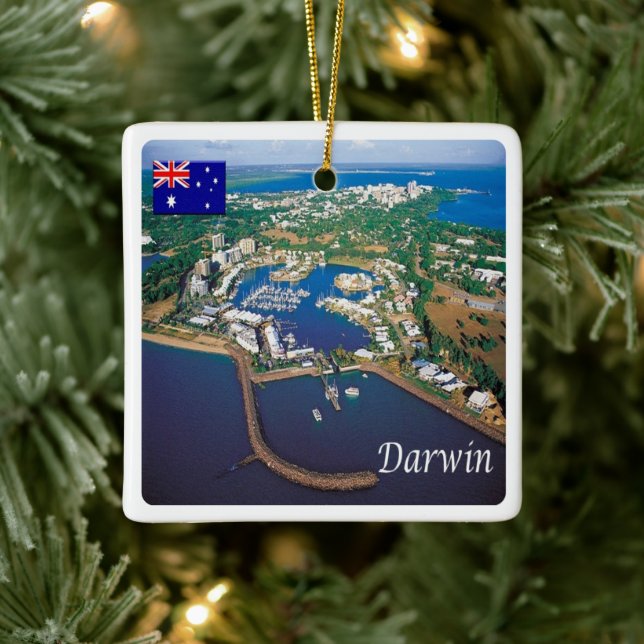zAU098 DARWIN, Australia, Oceania, Ceramic Ornament (Tree)