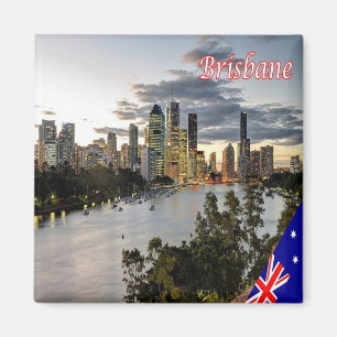 zAU105 BRISBANE, Australia, Oceania, Fridge Magnet