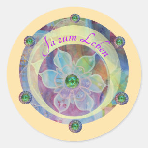 Zauber -  classic round sticker