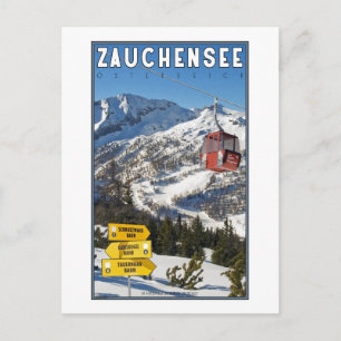 Zauchensee Ski Resort Postcard