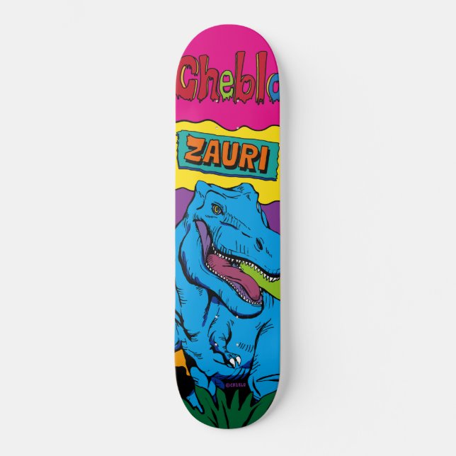 ZAURI Board [8 1/8" (20.63cm)] Deck Skateboard (Front)