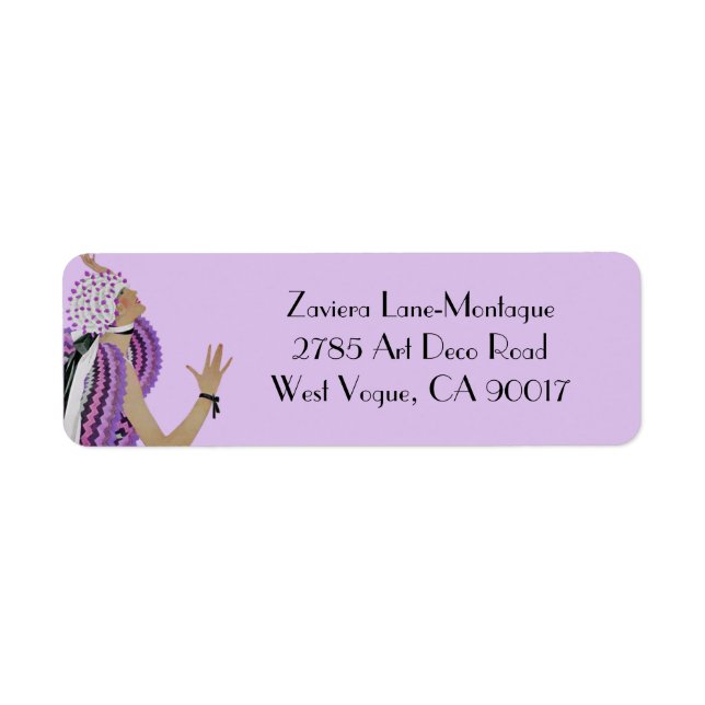 Zaviera in Pink and Purple (Front)