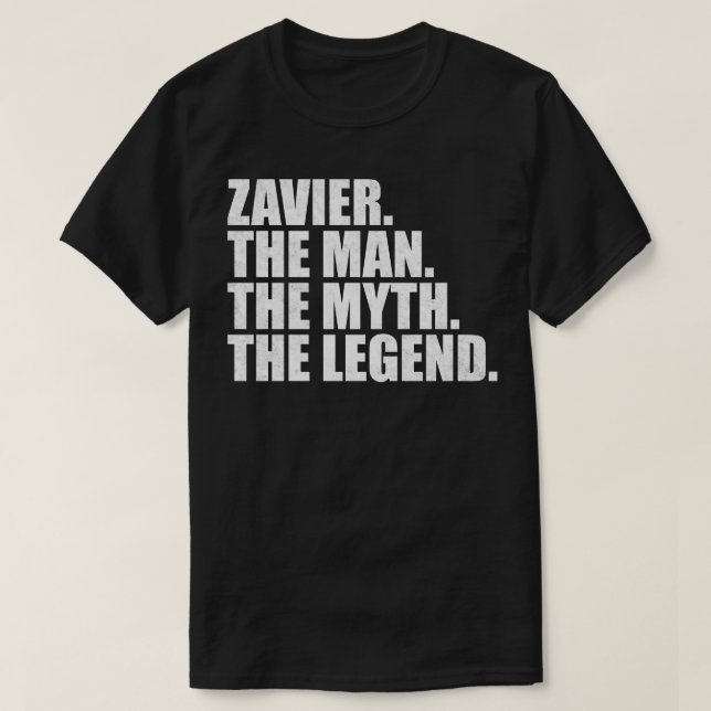 ZavierZavier Name Zavier given name T-Shirt (Design Front)