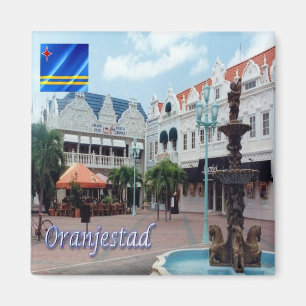 zAW010 ORANJESTAD, Aruba, America, Fridge Magnet