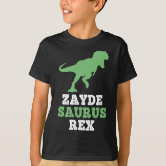 Zayde-saurus Rex Dino Dinosaur Funny Cool Zaydesau T-Shirt