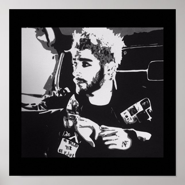 Zayn Malik Pop Art Poster (Front)