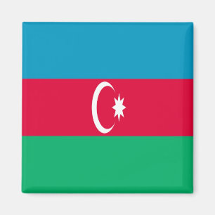 zAZ001 Azerbaijani FLAG Azerbaijan, Fridge Magnet