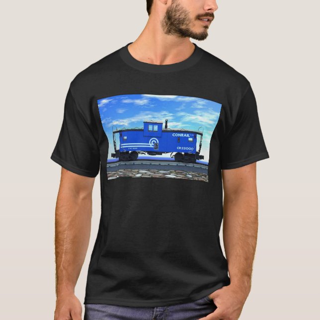 ZAZ420 Blue Caboose T-Shirt (Front)