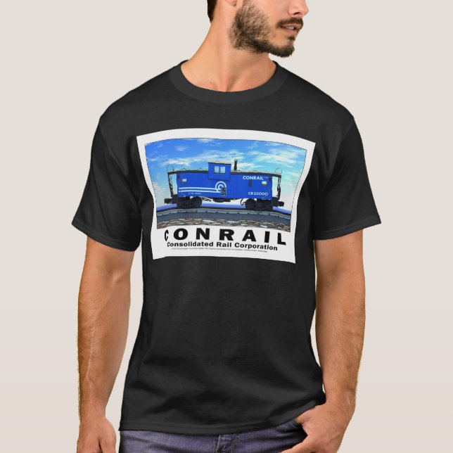 ZAZ462 CONRAIL CABOOSE POSTER T-Shirt (Front)
