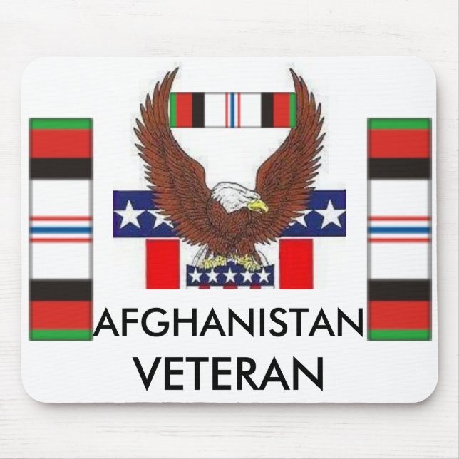 zaz-AFGHANISTAN/VETERAN Mouse Mat (Front)