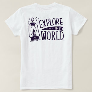 zazle T Shirt woman explore The World