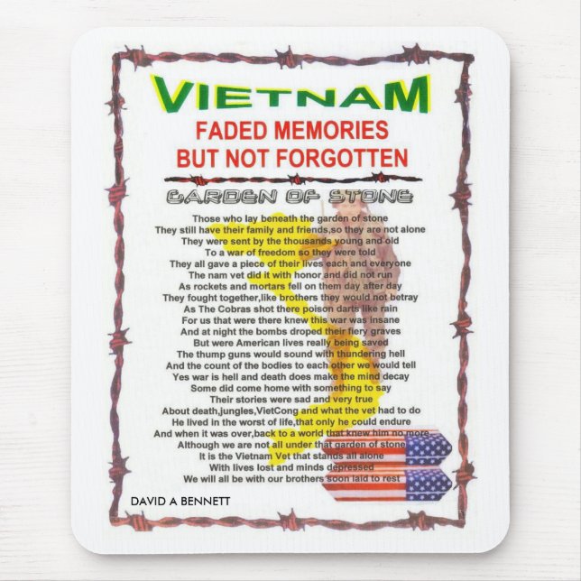 zazv- VIETNAM /POEM Mouse Mat (Front)