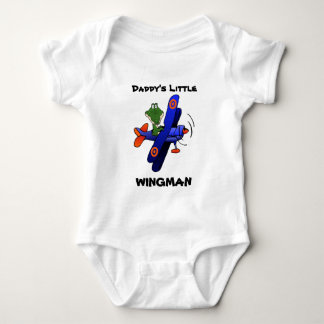zazzle2, Daddy's Little, WINGMAN Baby Bodysuit