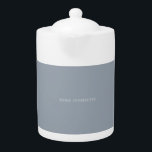 Zazzle Apparel Marie Antoinette Var Draught teapot<br><div class="desc">Zazzle Apparel Marie Antoinette Var Draught teapot (#bac1c8)</div>