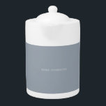 Zazzle Apparel Marie Antoinette Var Draught teapot<br><div class="desc">Zazzle Apparel Marie Antoinette Var Draught teapot (#bac1c8)</div>