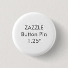 Zazzle Blank Custom 1 1/4" Button Pin