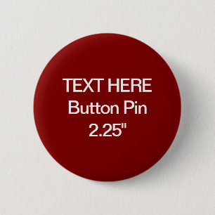 Zazzle Blank Custom 2 1/4" Standard Button