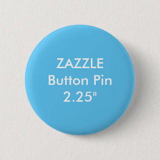 Zazzle Blank Custom 2 1/4" Standard Button BLUE