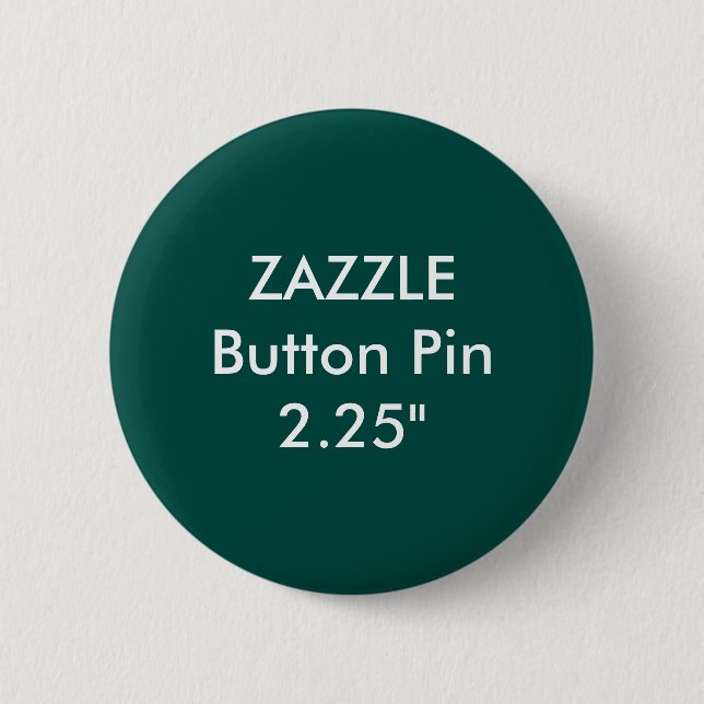 Zazzle Blank Custom 2 1/4" Standard Button GREEN (Front)