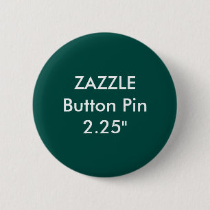 Zazzle Blank Custom 2 1/4" Standard Button GREEN