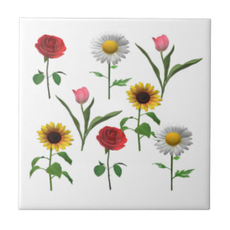 Zazzle Ceramic Tile 4.25" x 4.25 , Small