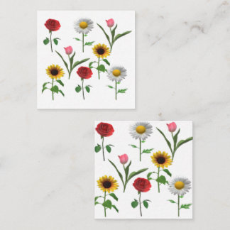 Zazzle Ceramic Tile 4.25" x 4.25 , Small Square Business Card