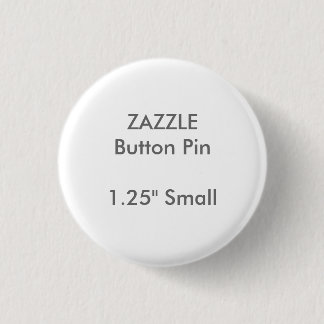 ZAZZLE Custom 1.25" Small Round Button Pin